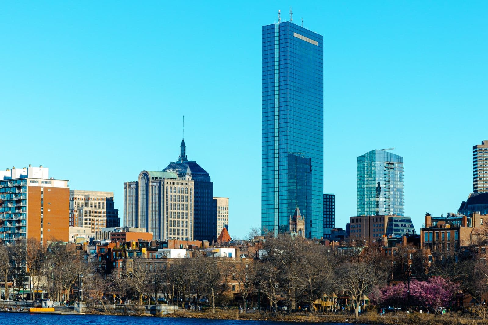 Commercial buildings of the Boston skyline
